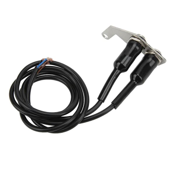 LED Motorcycle Handlebar Switch Headlight Fog Light ON OFF Switch Button with Bracket Stainless Steel for Electric Bicycle Red Light Right Hand