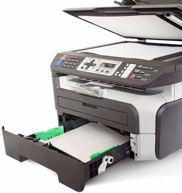 100 Sheets A4 Printer Paper Antistatic Double-Sided Thickened Lightweight Computer Paper for Office Work (A4)