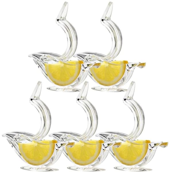 Manual Lemon Squeezer, Squeeze Juice from Acrylic Lemon Slices (5 pieces)