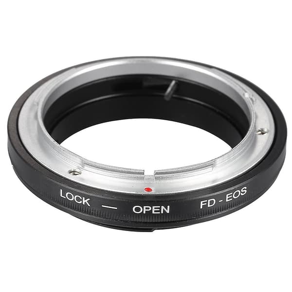 FD-EOS Adapterring Objektivfeste for Canon FD-objektiv for å passe EOS-festeobjektiv