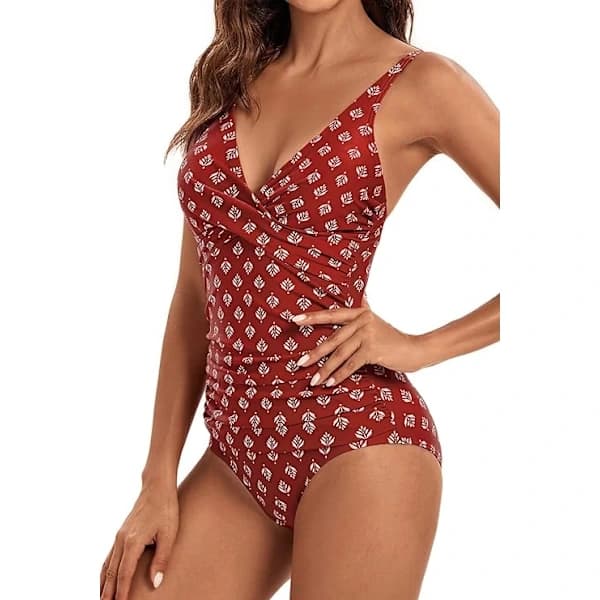 Monokini for kvinner, magekontroll, slankende badedrakt, plus size, magekontroll