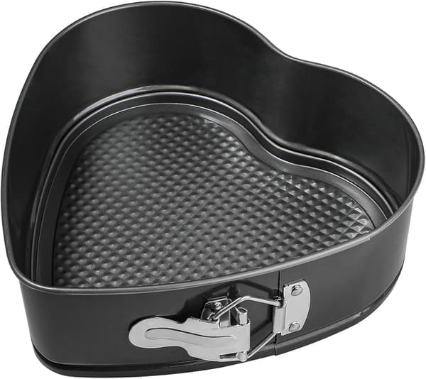 2 stk. hjerteformede springforme 9 tommer nonstick hjerteformet cheesecakeform, stor hjerteformet kageform, Valentinsdag bagning