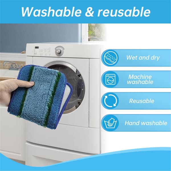 Microfiber Mop Pads for Commercial 11.8 Inch Mops