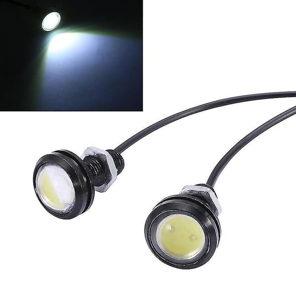 2x 18w Eagle Eye-lampe Daglys LED DRL Tåkelys Dagkjørelys Bil Lys Baklys