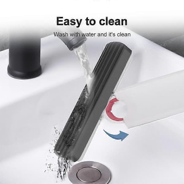 Powerful Squeeze Mini Mop Foldable Home Cleaning Mops with Sponge Self-Squeezing Floor Washing Mops Desktop Window Car Cleaning Tool