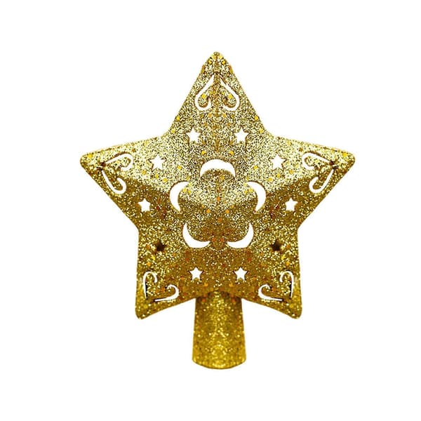 Juletrestjerne med Lys 3D Glitter Dynamisk Projeksjon for Julehøytiden Stjerne Star