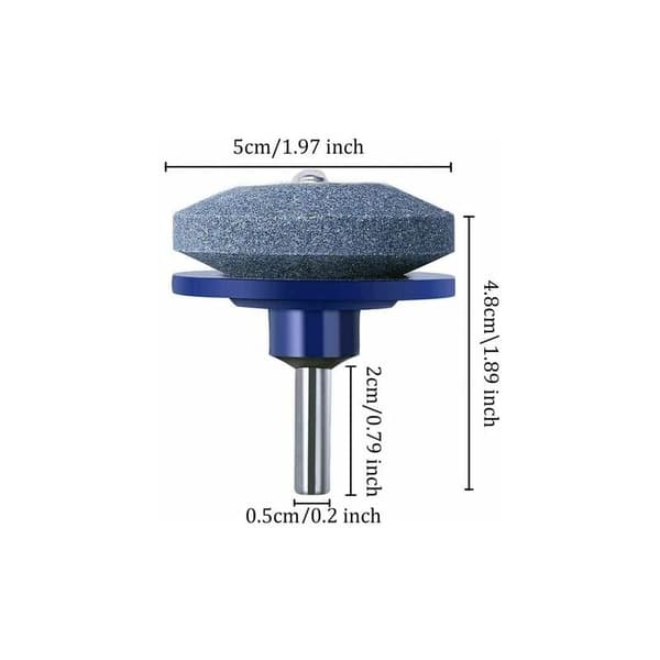 Professional Blade Sharpener - Robust, Precise, and Versatile Grinder for Garden Tools, Orange LYLM