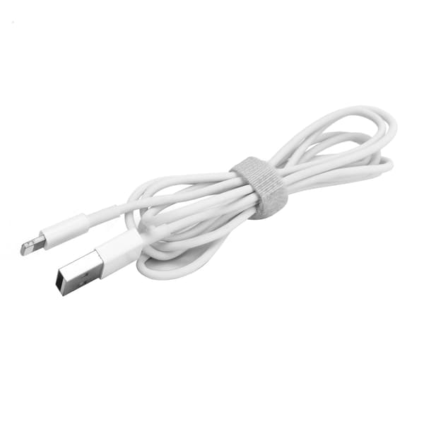 2-pak USB-opladerkabel Bærbart datakabel PVC-opladerkabel Kompatibel med iPhone 12 Hvid 0.1 0.1