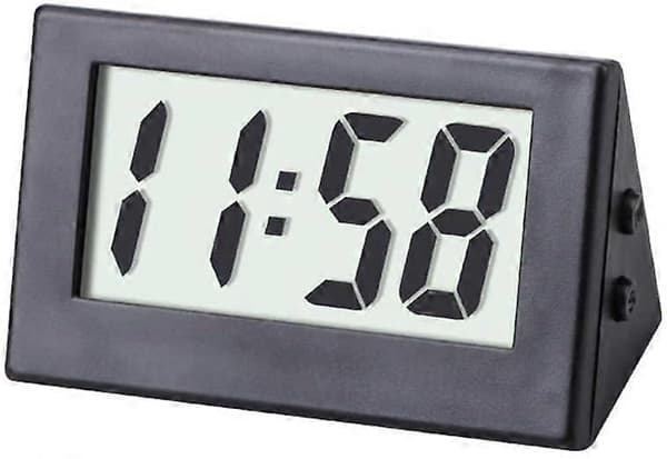 Mini Car Clock Auto Dashboard Desk Digital Clock Watch Gauge Small LED Electronic Clock Date Time Calendar Display