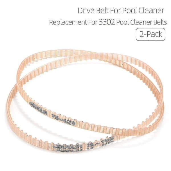 Erstatningsdrivremme til poolrensere til Aquabot-dele 3302 A3302pk-remme - 2-pak [DB]