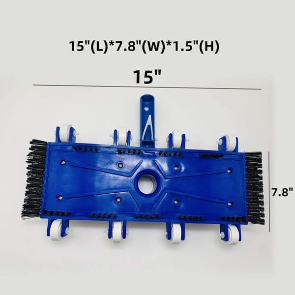 Weighted Flexible Pool Vacuum Cleaner with Edge Brush