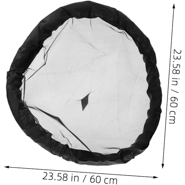 Round Plant Protector Fine Mesh Net Pond Net Fish Safe Floating Barrier Polyester Net