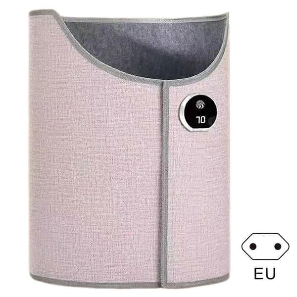 Under-desk leg warmer for office, silent operation, energy-efficient solution for chilly evenings, pink EU plug EU plug pink