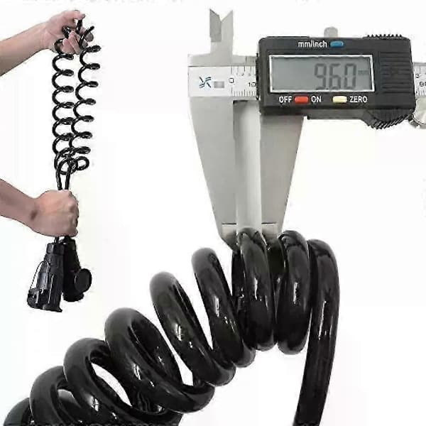 Spiral Cable for Trailer Extension Cable 13-Pin Plug 200 cm Long M/W DE [DB]
