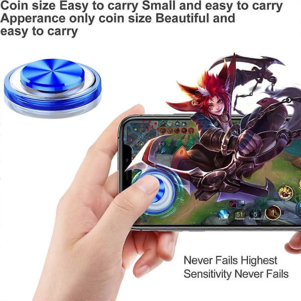 5 stk joystick til mobiltelefon spilcontroller gave, fem farver