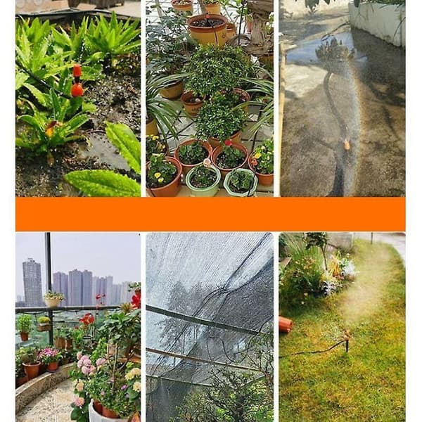 Outdoor Garden Spray, Evaporative Cooling System, 4/7 Automatic Watering Kit