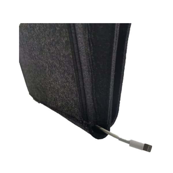1 pc (black, approx. 34*25*9cm) Bedside Caddy, Bed Storage Pocket Fabric Hanging Bag for Remote Control, Tablet, Cable