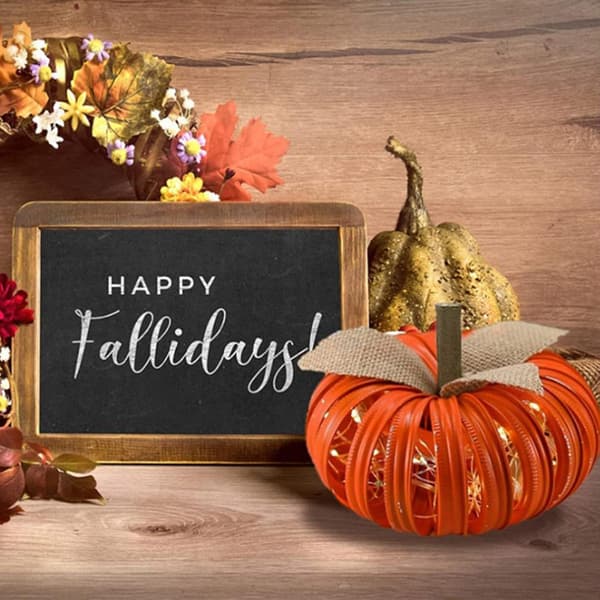 Mikibo Halloween Pumpkin Decorations - Thanksgiving Table Decoration