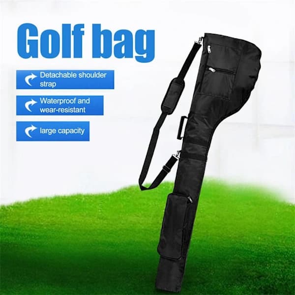 Bærbar golfbag med stor kapacitet, sammenfoldelig