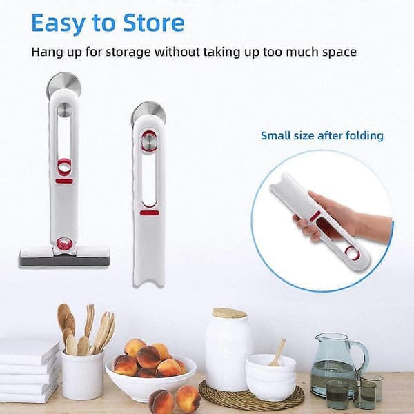 Powerful Squeeze Mini Mop Foldable Home Cleaning Mops with Sponge Self-Squeezing Floor Washing Mops Desktop Window Car Cleaning Tool