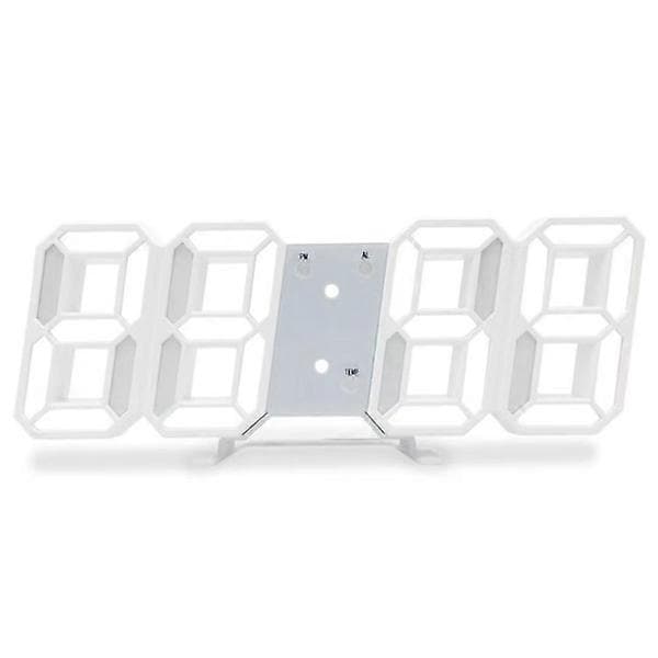 3D digitaalinen herätyskello, LED digitaalinen seinäkello