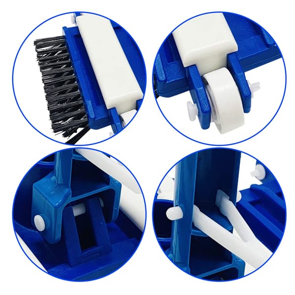 Weighted Flexible Pool Vacuum Cleaner with Edge Brush