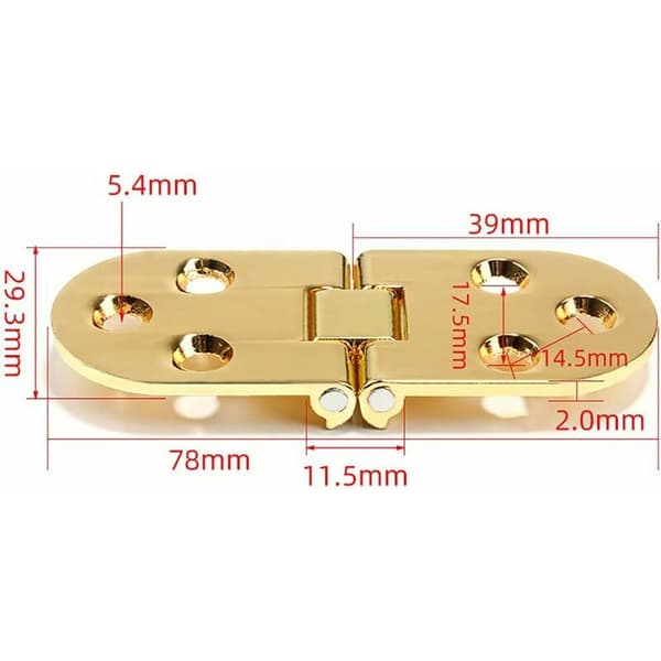 Folding hinges, 180 degree thickening, hinge hardware folding accessories