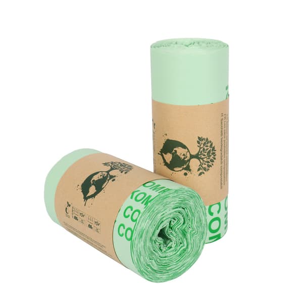 Fully Degradable PLA Garbage Bags Corn Starch Biodegradable Compo