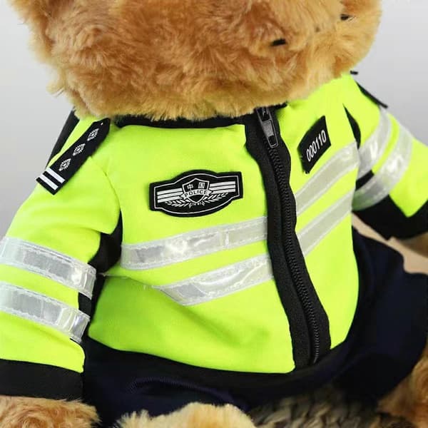 Pehmolelu poliisikarhu tyyny lapsille