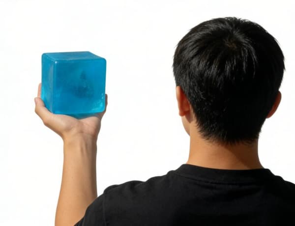 Stor klembar isbit fidgetleke for barn, sensoriske fidgets-blå Blå Blue