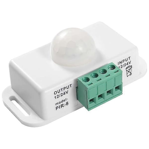 DC 12V/24V 8A Kropp Infrarød PIR Bevegelsessensor Bryter LED Lysstripe Automatisk, PIR Sensor LED Bevegelsessensor Bryter