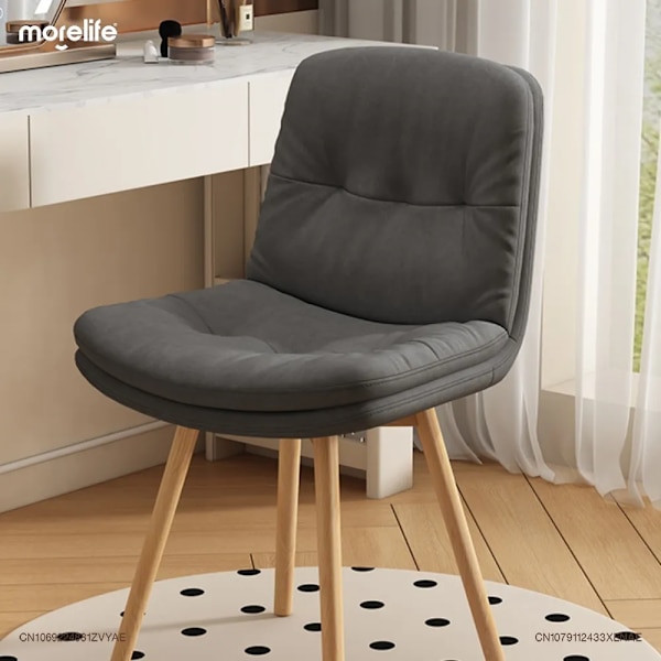Lätt Lyx Sminkstol i Nordisk Stil, Sminkpall för Sovrum, Minimalistisk Modern Enkel Hem Skobytepallar Möbler K01