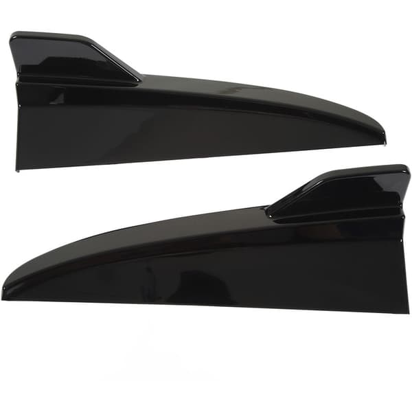 1 Pair Rear Bumper Lip Diffuser Rear Side Splitter Replacement for C-Class W205 C43 AMG-Line 2015-2021, Gloss Black