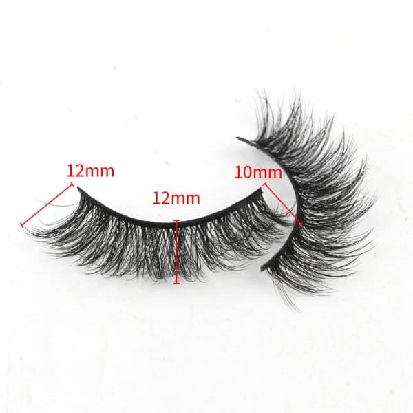 Russian Volume Lashes 5D Curly Natural Thick 10 Pairs DD Large Curled Eyelashes