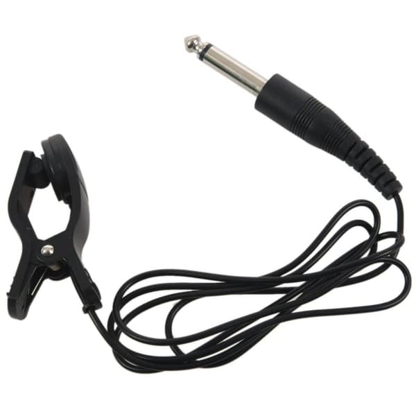 6X Universal Sort Akustisk Guitar Clip-On Mikrofon Piezo Kontakt