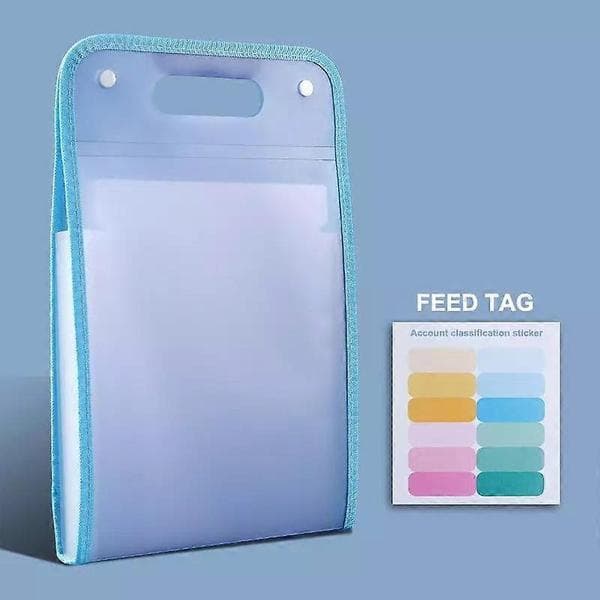 Practical and Beautiful Expanding File Organizer A4 File Holder for Paper Documents