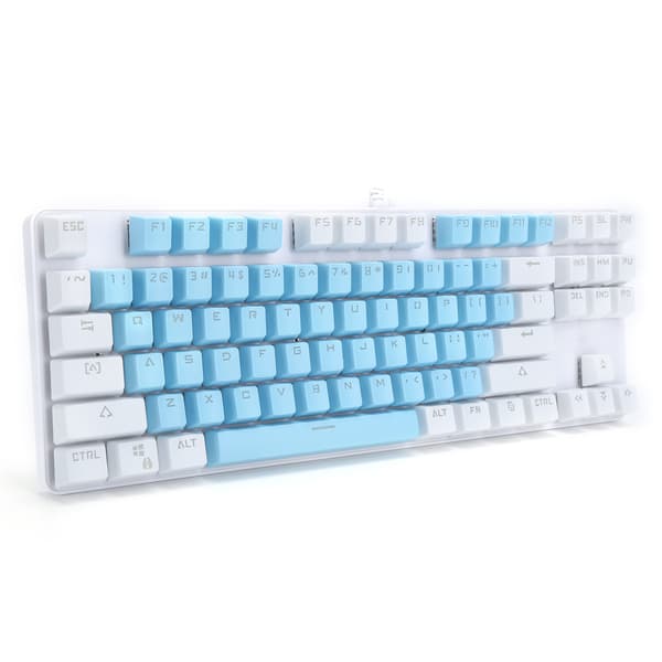 87 Keys Computer Keyboard Mixed Light Mechanical Computer Accessories for Desktop Laptop K100Style 1