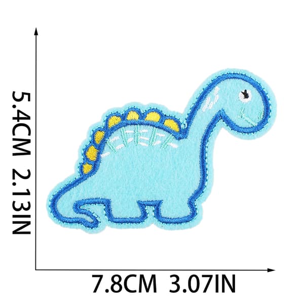 26 stykker dinosaur-strygemærker til syning