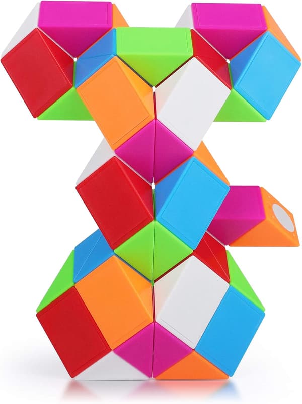 24 osaa 3D Magic Ruler Twist -palapelilelu