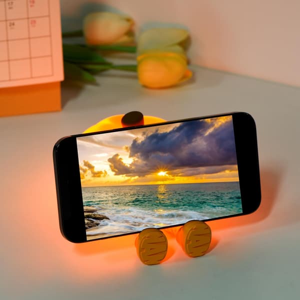 Pumpkin Night Light - Cute Pumpkin Lamp, Dimmable Silicone Night Light for Kids, Rechargeable Bedside Lamp with Press Function, Fun Office