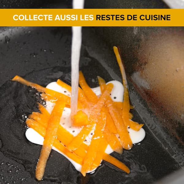 Universal silikonavløpssil med hårfanger