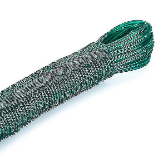 3MM 20m PVC-belagt ståltråd for tørking av klær