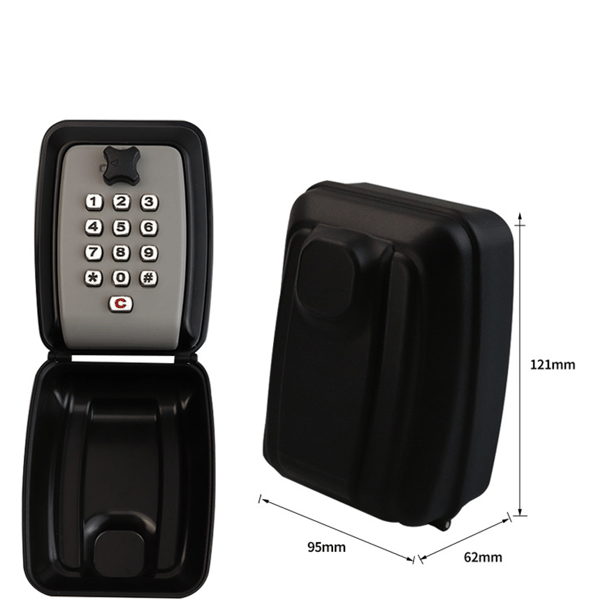 Waterproof Key Lock Box, Wall Mounted Key Safe, Outdoor Key Lock Box, Key Safe Box, Wall Mount Key Lock Box - Share Access to Your Keys Securely