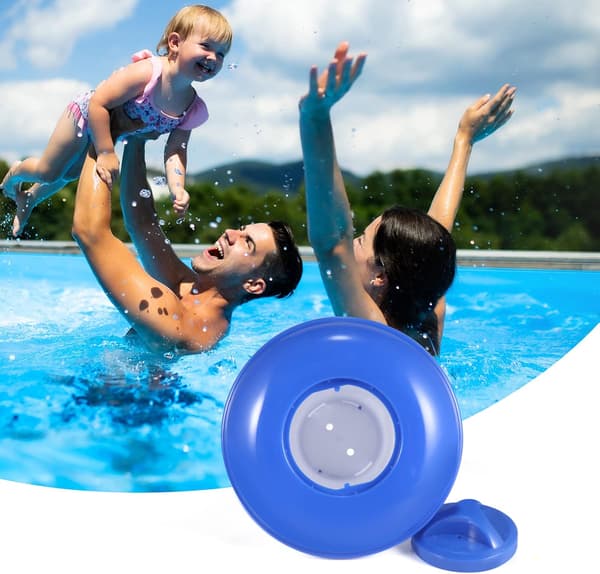 2 stk. flydende diffusorer til swimmingpools og boblebade, flydende klordispenser til klor tilsætning