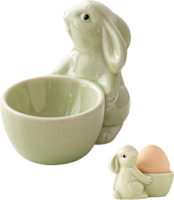 1/3 Pieces Porcelain Egg Cups for Soft Boiled or Hard Boiled Eggs, Egg Holders for Kids for Easter and Spring Decoration, Dinner, Dining Room