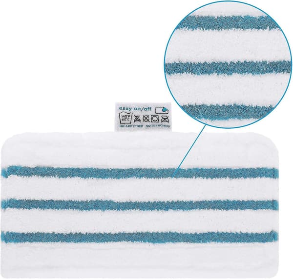 3 stk Mikrofiberklud Rengøringspude Passer til Dampmoppe Damprenser Tilbehør 28x21cm Moppepuder