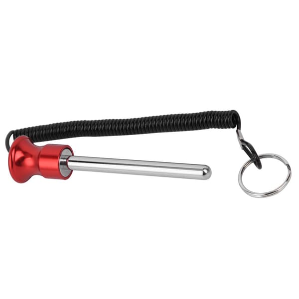 Magnetic Weight Stack Pin with Lanyard Strength Training Equipment Accessory Red