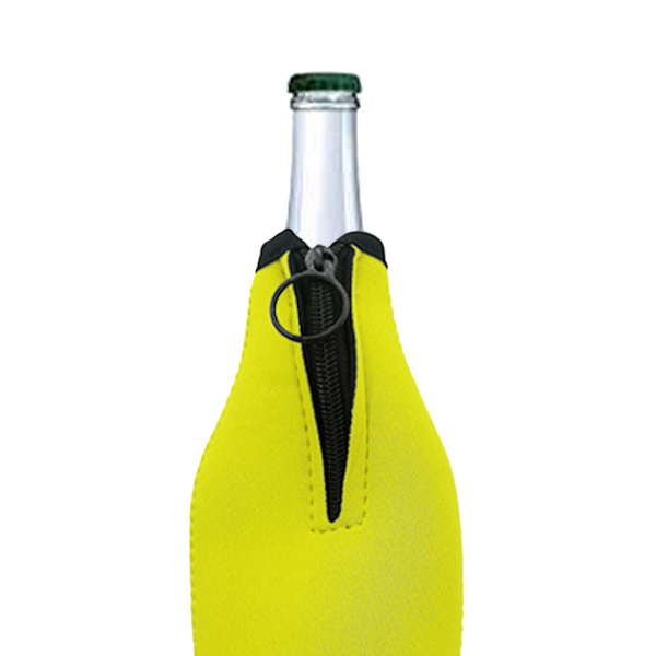 Kylväska med enkel dragkedja, flaskskydd 330ml, dykmaterial