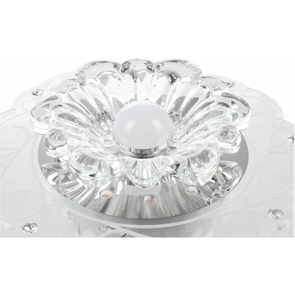 Moderne krystall LED-energibesparende taklampe 2 varmhvit