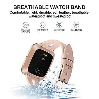 Ranneke Fitbit Versa 2:lle (aprikoosi)